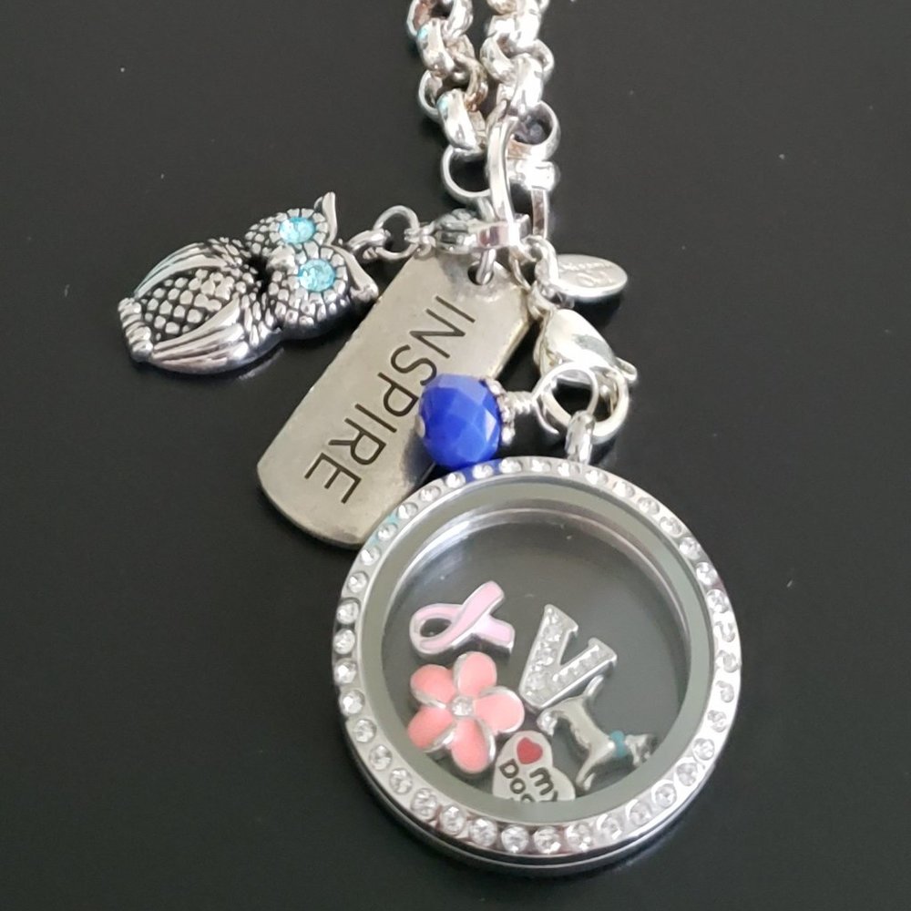Origami Owl locket & necklace